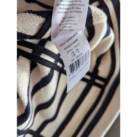 Faith Connexion striped cotton blazer size 36 - Picture 5 of 7